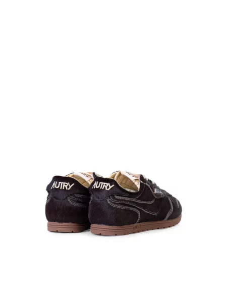 Sneakersy Autry skórzane brązowe
