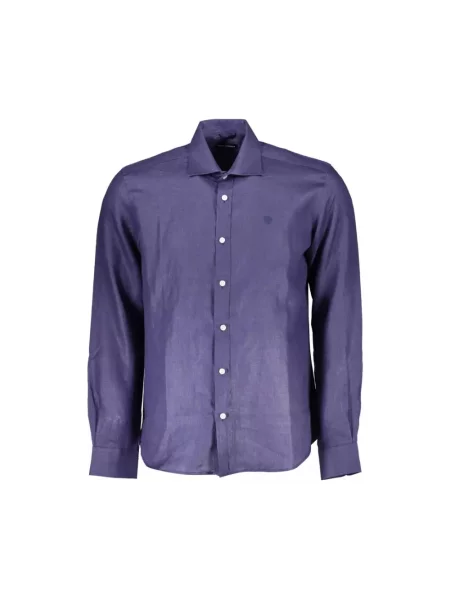 Lniana koszula North Sails niebieska