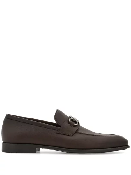 Pantofi loafer Ferragamo din piele maro