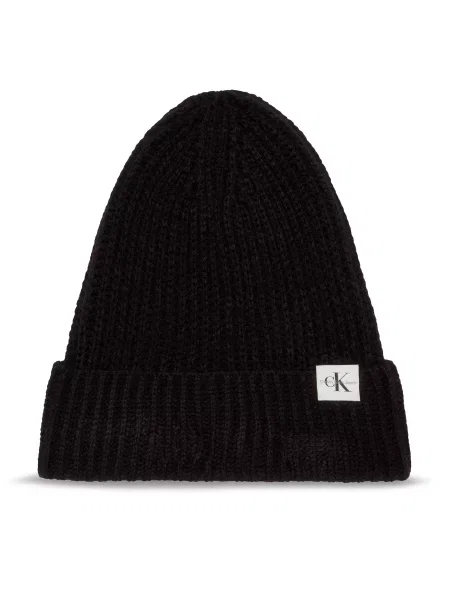 Σκούφος Calvin Klein Jeans Monogram μαύρο