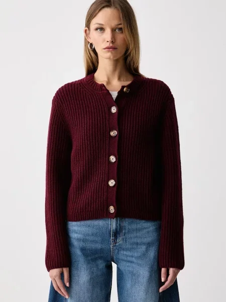 Barbour cardigan pentru femei cu lână Adalyn