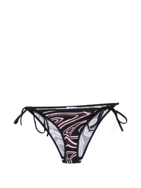 Bikini Pucci cu imagine cu legături negru