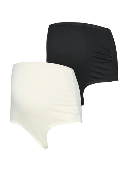 MAMALICIOUS Hipster gaćice MLNATALIE crna bijela