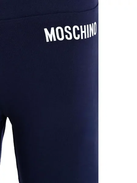 Spodnie dziecięce Moschino niebieskie