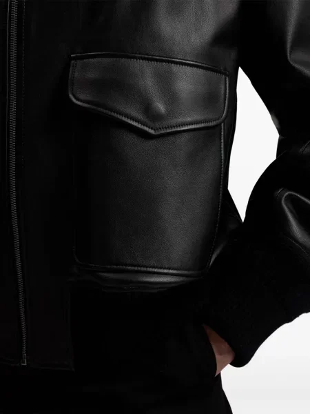 Geanta de piele Ralph Lauren Collection negru