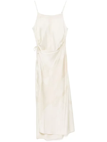 Rochie Feng Chen Wang din satin de costum alb