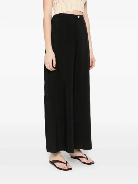 Pantaloni Forte_forte plisate negru