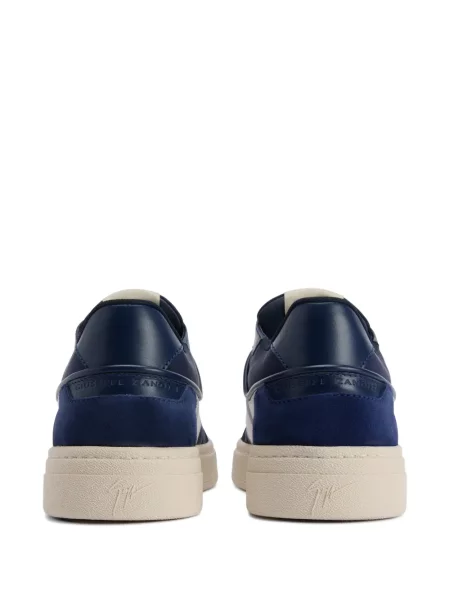 Sneakerși Giuseppe Zanotti din piele albastru
