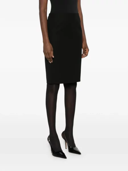 Fustă tip creion Wardrobe.nyc negru