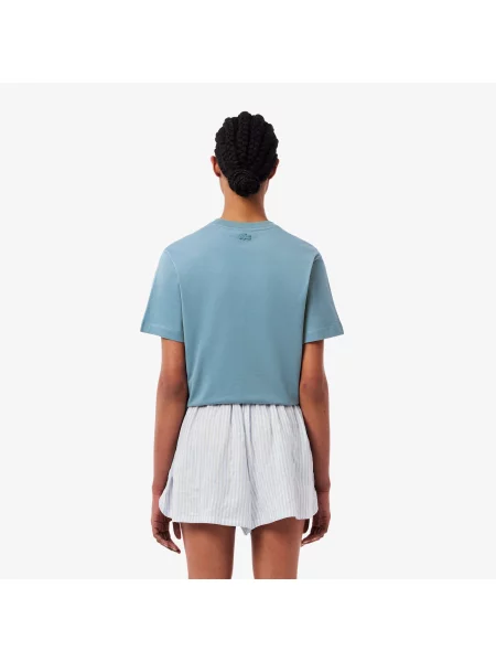 Футболка Lacoste голубая