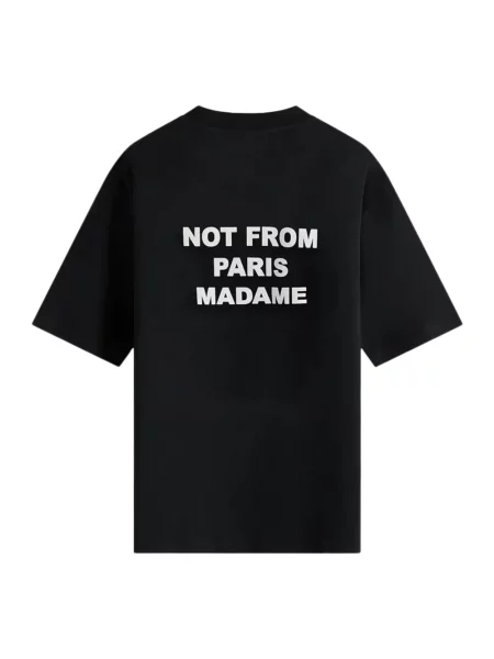 Drôle de Monsieur t-shirt Le T-Shirt Slogan z nadrukiem czarny