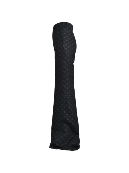 Jacquard hlače Amiri lepršave crna