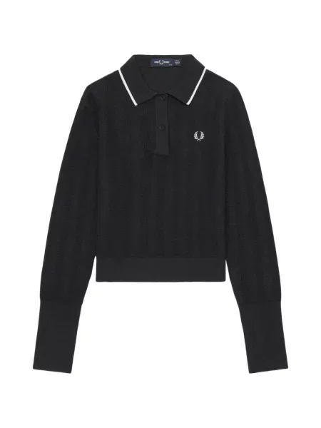 Lung top Fred Perry tricotate albastru