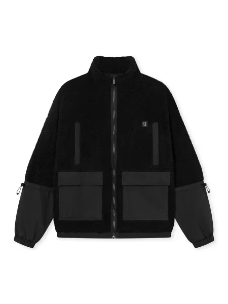 Johnny Urban Jachetă fleece Carson' negru