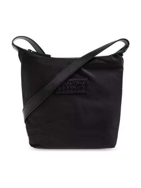 Torebka crossbody Mm6 Maison Margiela skórzana czarna