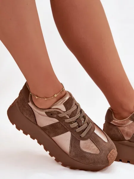 Izoliran superge Big Star Shoes s platformo bela