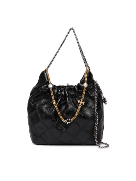 Tory Burch Ročna torba Fleming črna