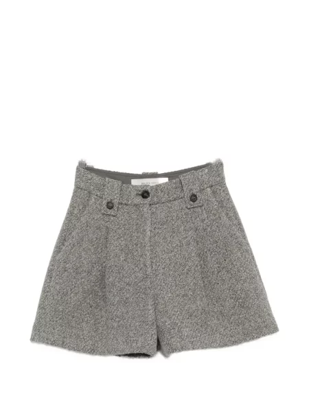 Pantaloni scurți Golden Goose din tweed gri