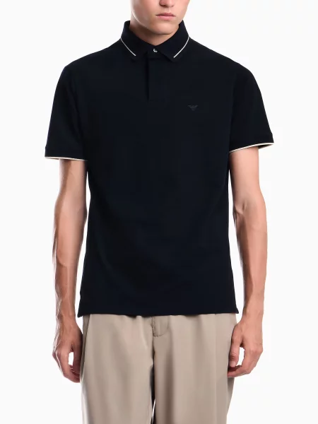 Поло Emporio Armani синее