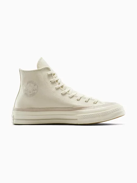 Високи кецове Converse Chuck 70 бежово
