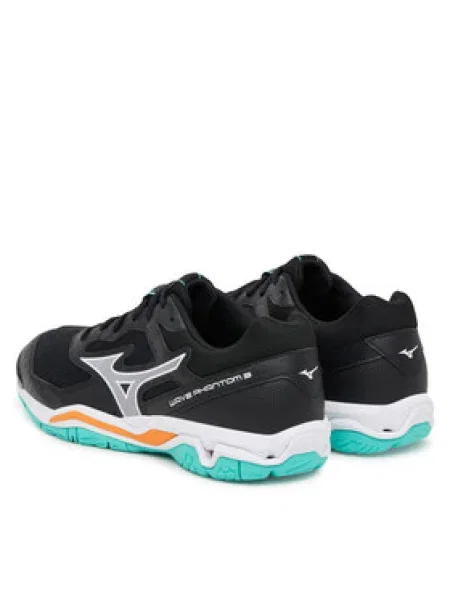 Hádzanárske topánky Mizuno Wave Phantom 3 black/tangelo/ice green čierna