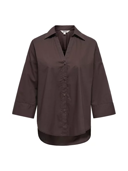 ONLY Bluza ONLSaja Keri čokolada