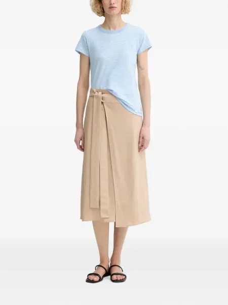 Tricou Rag & Bone cu dungi albastru