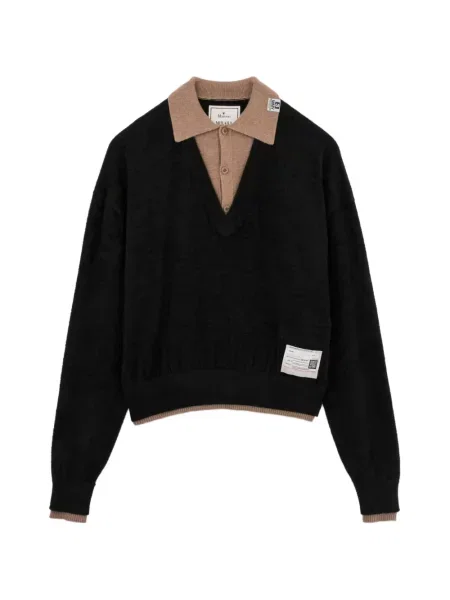Pulover Maison Mihara Yasuhiro negru