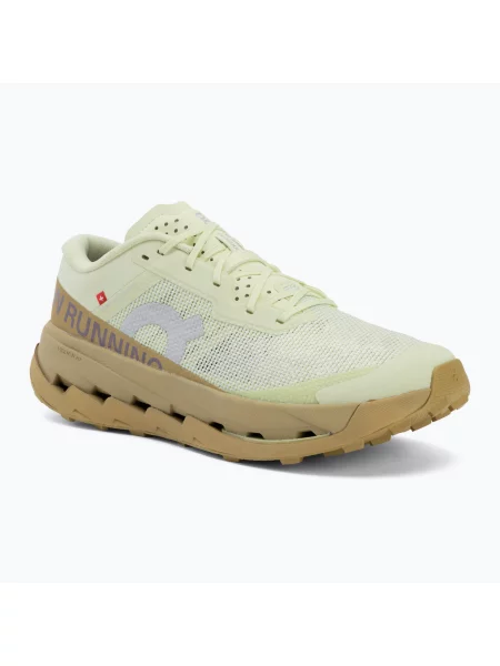 Férfi futócipő On Running Cloudultra 3 linen/safari. Méret: 41 EU zöld