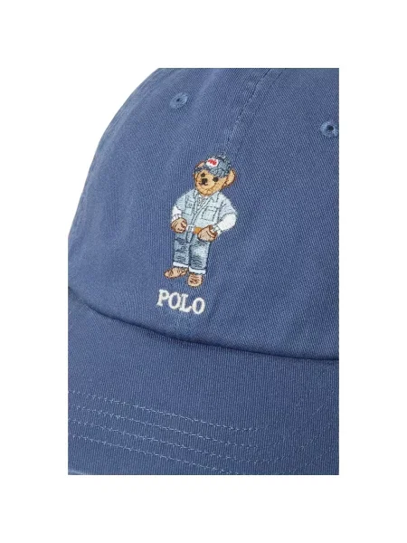 Polo Ralph Lauren czapka z daszkiem niebieska