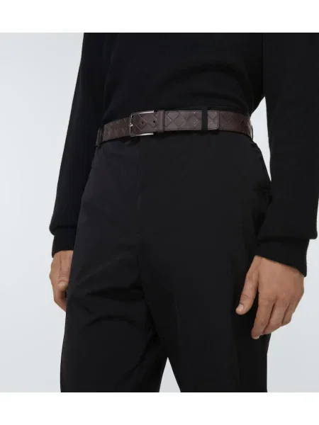 Bőr öv Bottega Veneta barna