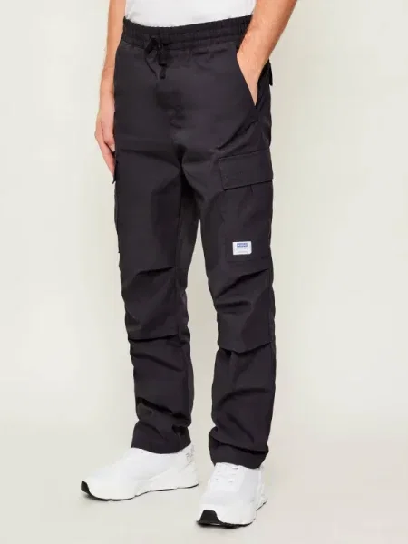 Hugo Blue Pantaloni cargo | Relaxed fit negru