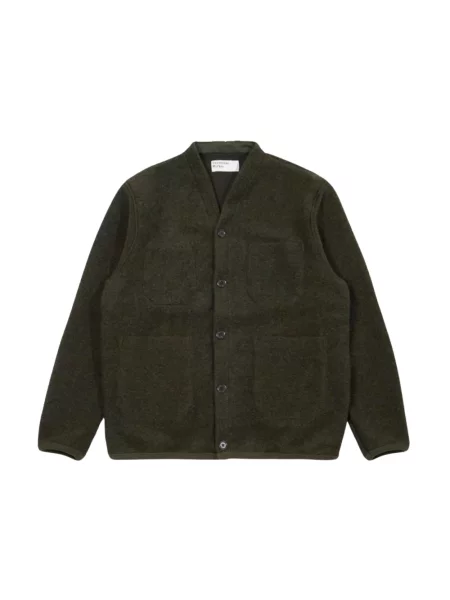 Sweter Universal Works klasyczny zielony