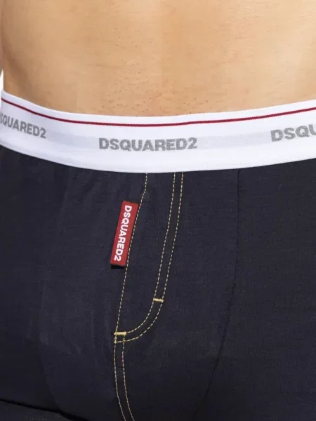 Boxeri Dsquared2 cu autograf albastru