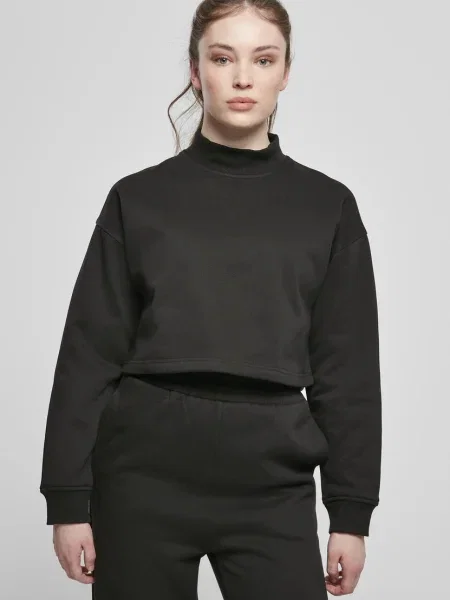 Gulerat palton Urban Classics negru