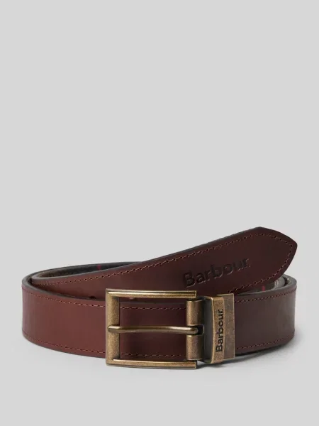 Barbour pasek brązowy