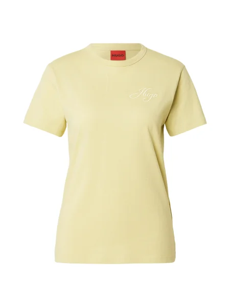 HUGO Tricou pastel verde