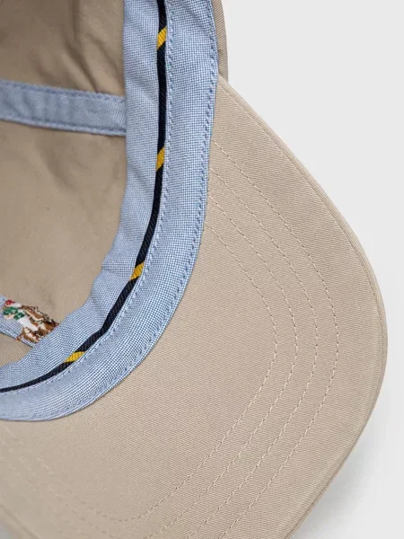 Шапка Polo Ralph Lauren с аппликацией бежевый