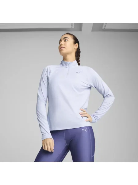 Koszulka RUN VELOCITY CLOUDSPUN z suwakiem