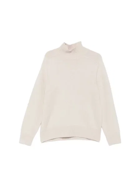 Sweter z golfem Soft Goat z kaszmiru beżowy