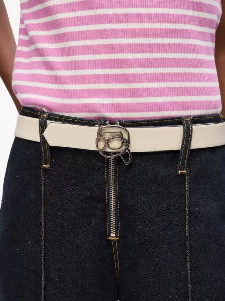 Curea Karl Lagerfeld din piele negru