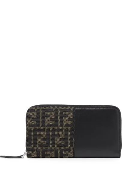 Portofel Fendi din jacard negru