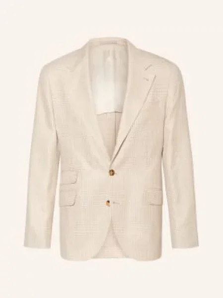 Brunello Cucinelli Marynarka Slim Fit weiss