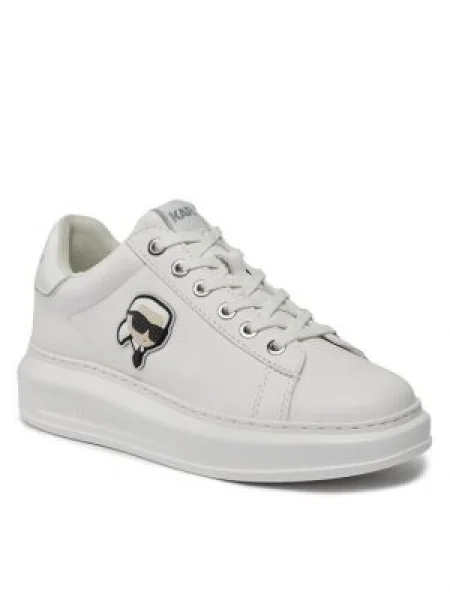 Кожени маратонки Karl Lagerfeld KAPRI бяло