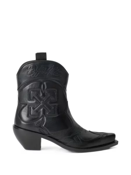 Cizme scurte Off-white alb