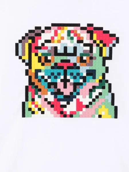 Dětské tričko Mostly Heard Rarely Seen 8-bit bílé