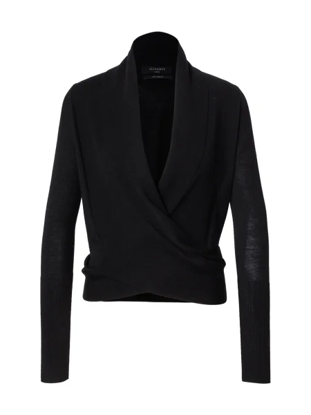 AllSaints Geacă tricotată WASSON' negru