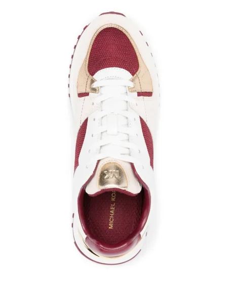 Portofel Michael Michael Kors cu imprimeu geometric roșu