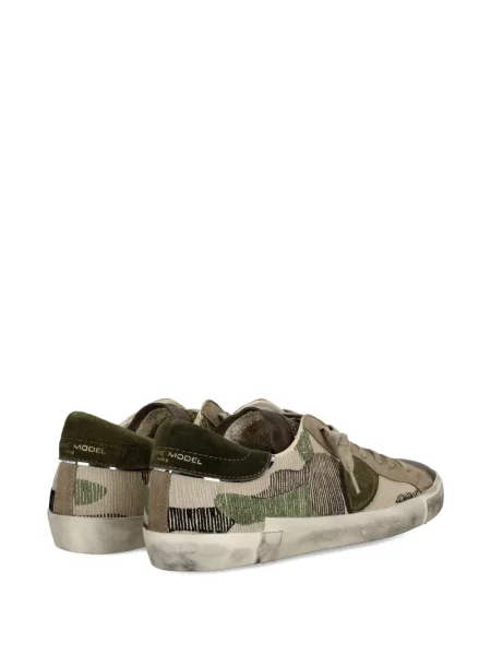 Sneakerși Philippe Model Paris cu model camuflaj maro
