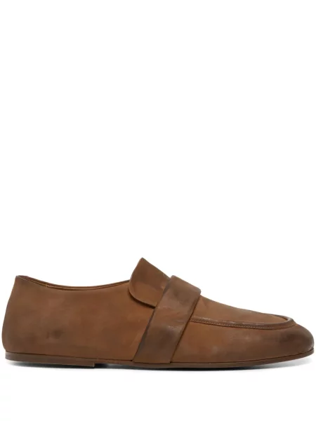 Pantofi loafer Marsell din piele maro